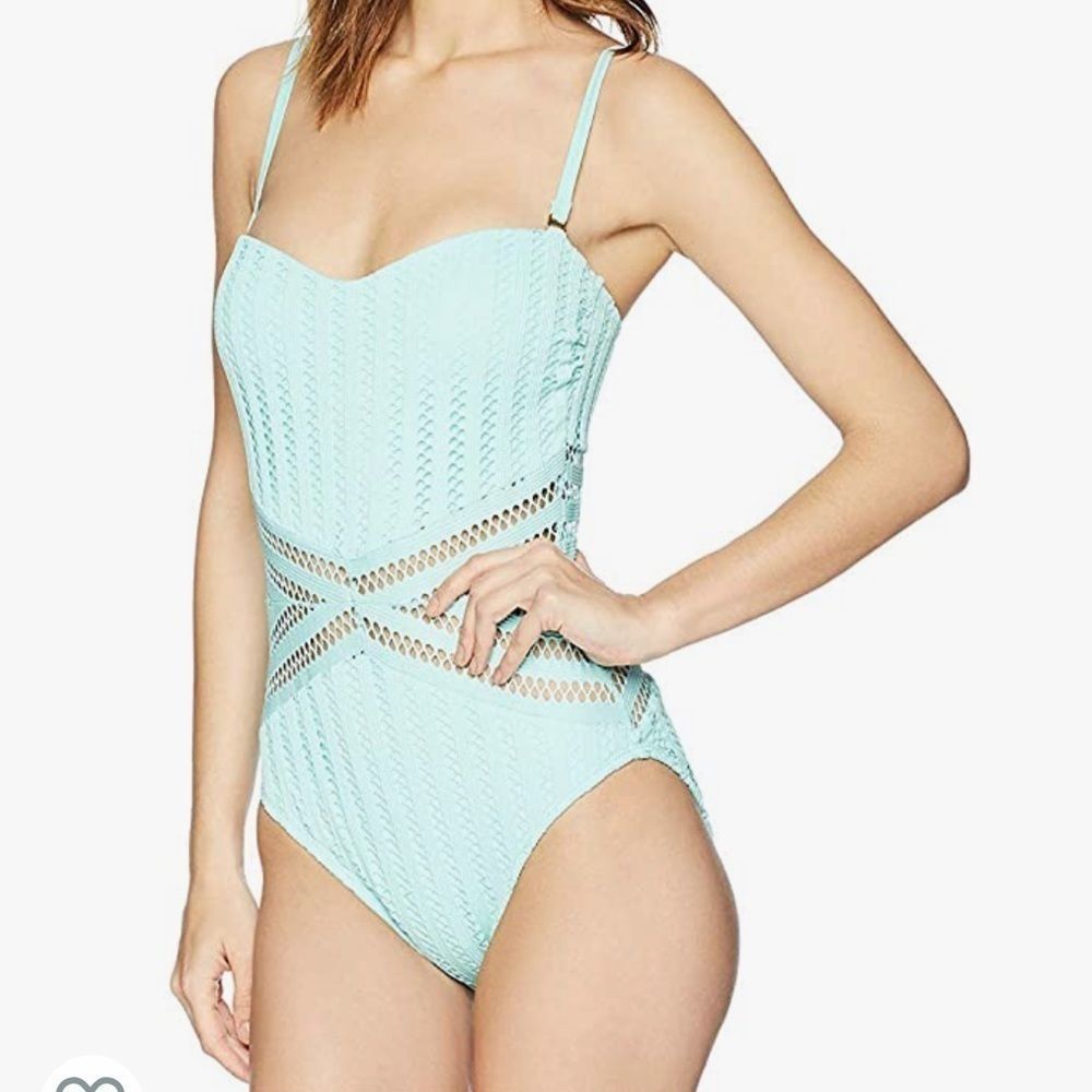 Kenneth Cole Bandeau One Piece Swimsuit
